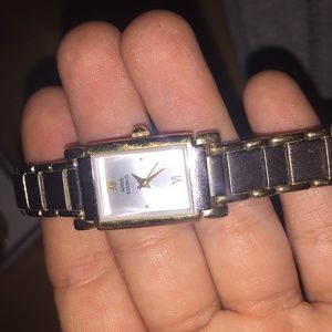 Anne Klein II two-tone petite watch